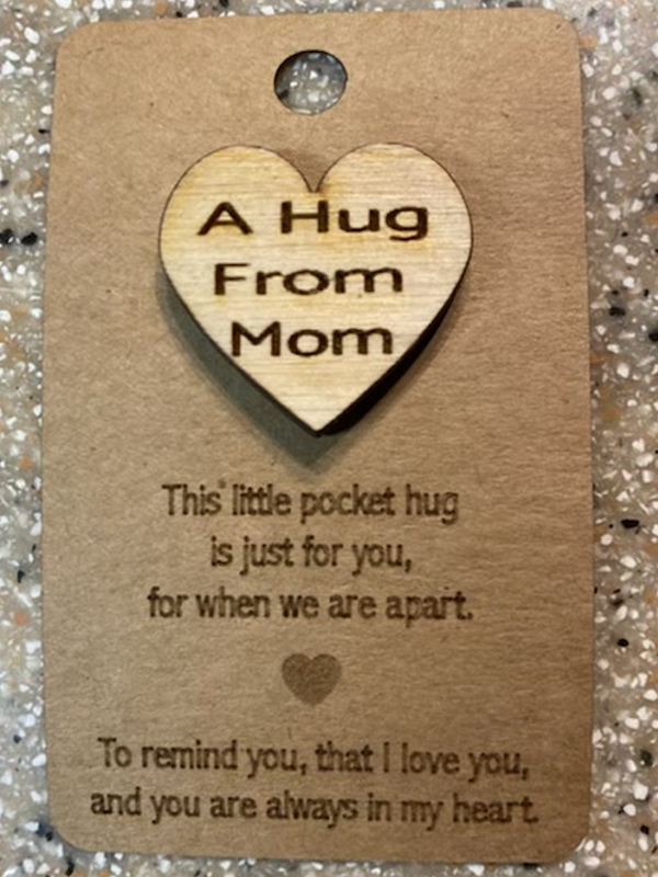 Pocket Hug. Keepsake. Love Token.gift. Missing You,sending Hugs,heart