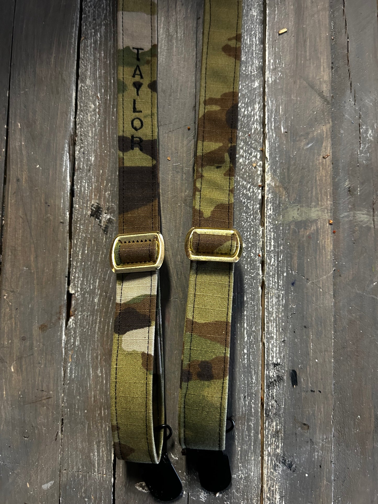 Personalized Camo Children's Suspenders