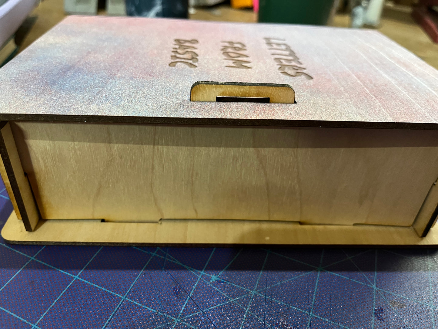 Faux Book, letter storage box