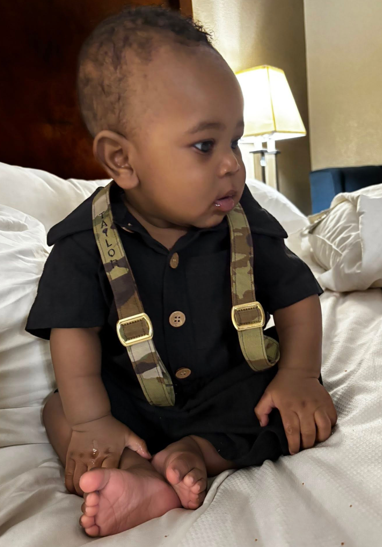 Personalized Camo Children's Suspenders