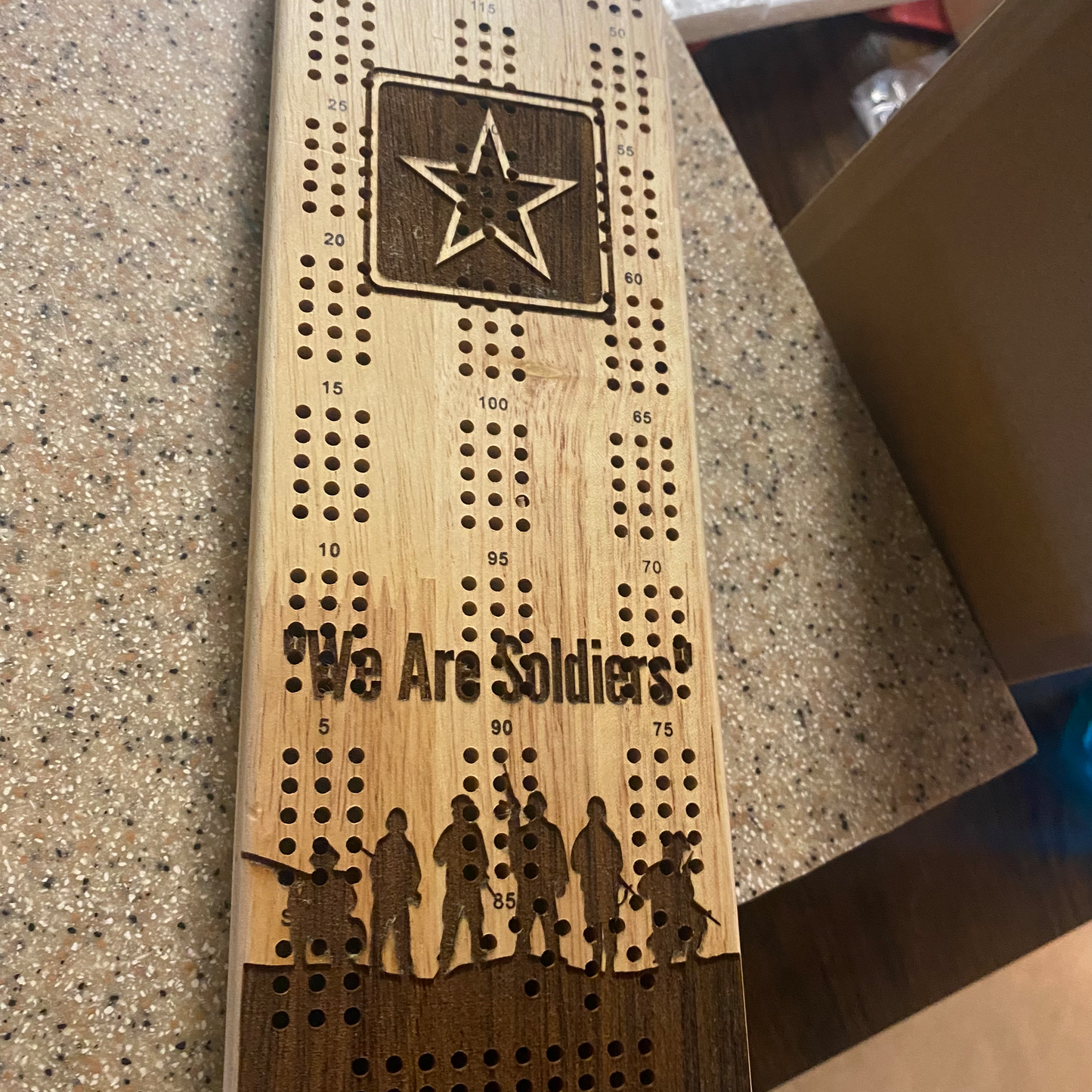 Personalized Cribbage Board