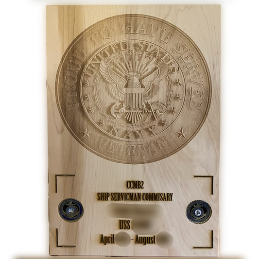 Proud To Have Served | Navy Veteran Plaque